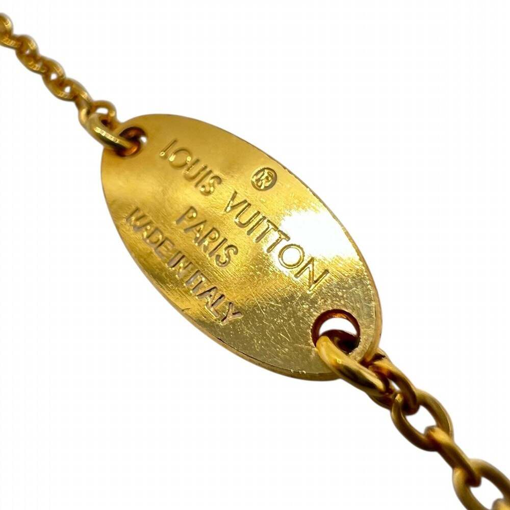 LOUIS VUITTON Gold Necklace - Picture 10 of 12